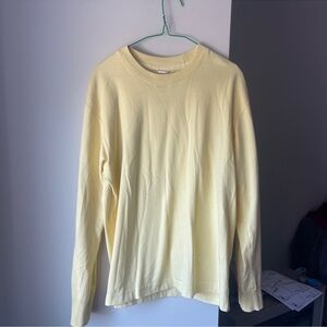 Reigning Champ Yellow Longsleeve Medium